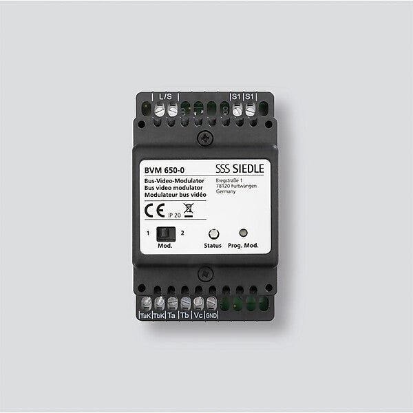 Siedle Bus-Video-Modulator grau BVM 650-0